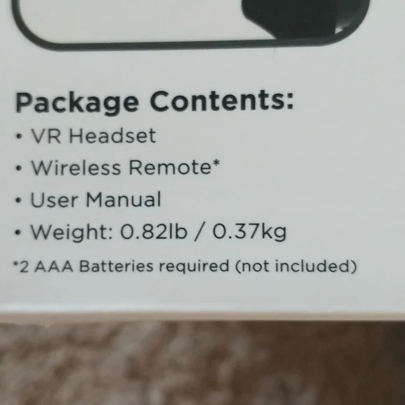Virtual Reality Headset &Remote BRAND NEW - Picture 8 of 10
